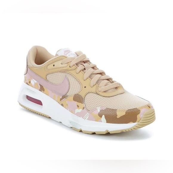 Nike Shoes - New Nike Air Max SC Tan/Pink Camo Sneakers Women’s Size 8